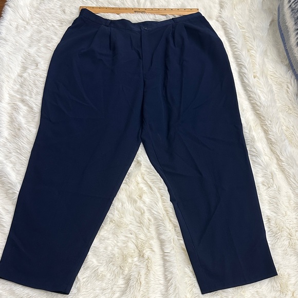 Briggs Womens Navy Dress Pants 22W, EUC - Picture 2 of 6